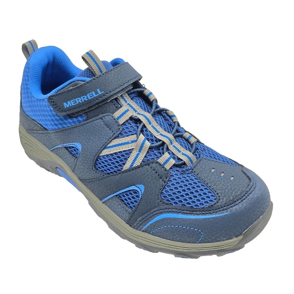 Merrell Trail Chaser Unisex Big Kid Size 6.5 M Youth Hiking Sneaker Navy/Blue‎
